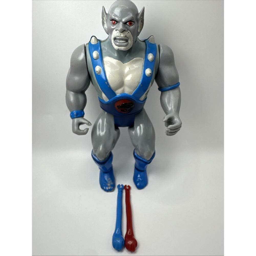 Vintage 1985 LJN Thundercats Panthro Action Figure Near Complete Nunchucks
